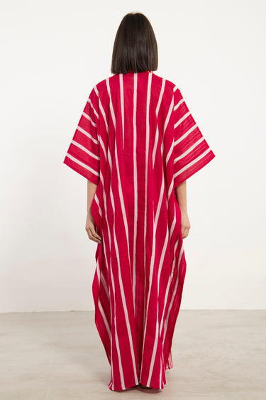 Kawkab Cotton Red Jellaba
