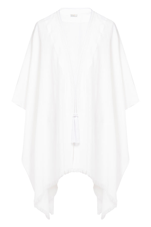 Classic Linen Plain Poncho