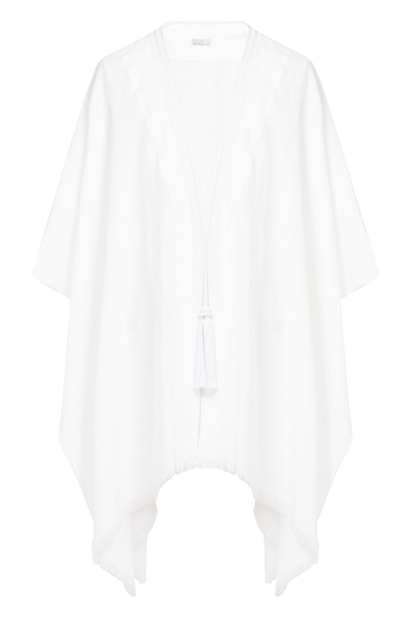 Classic Linen Plain Poncho