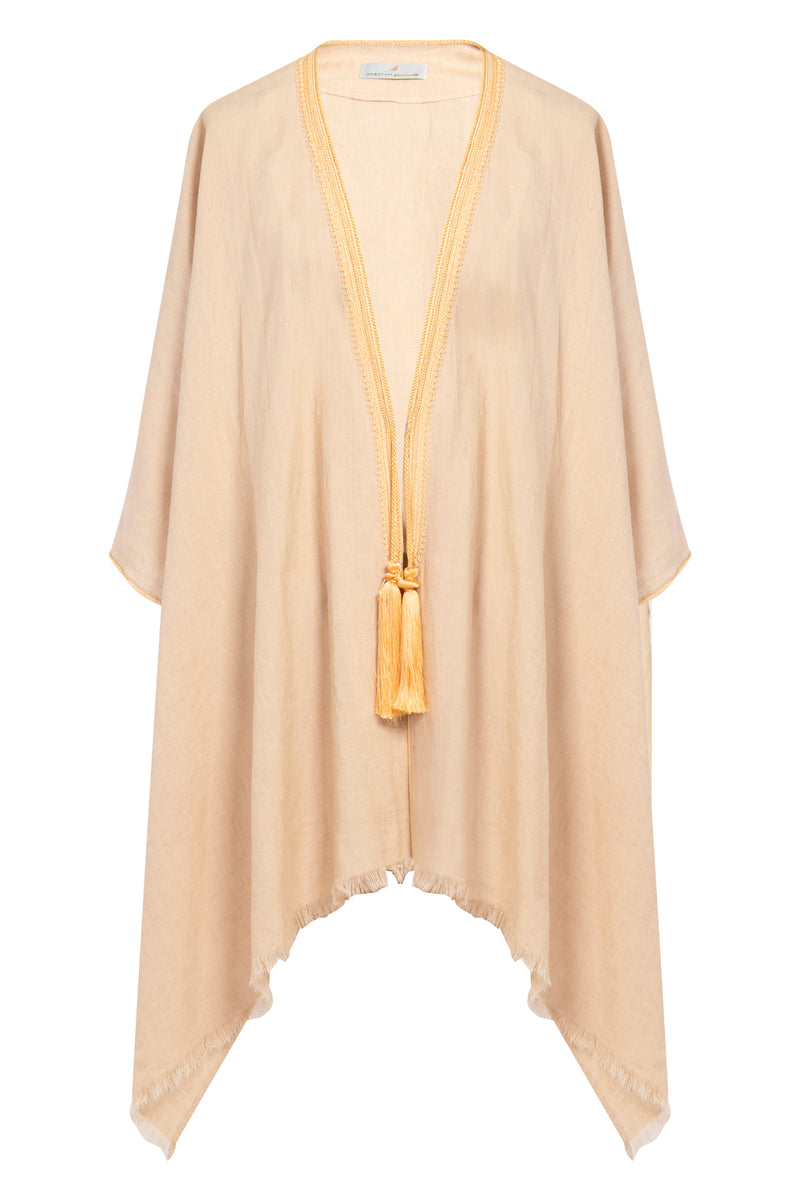 Classic Linen Plain Poncho