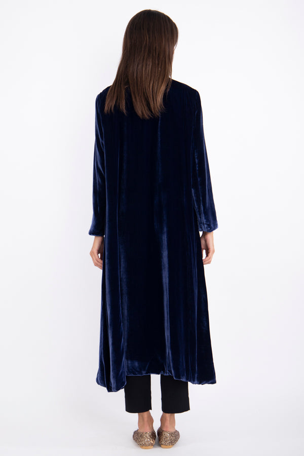 Dima Velvet Royal Blue Coat