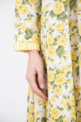 Marwa Liberty Cotton Printed Yellow Dress