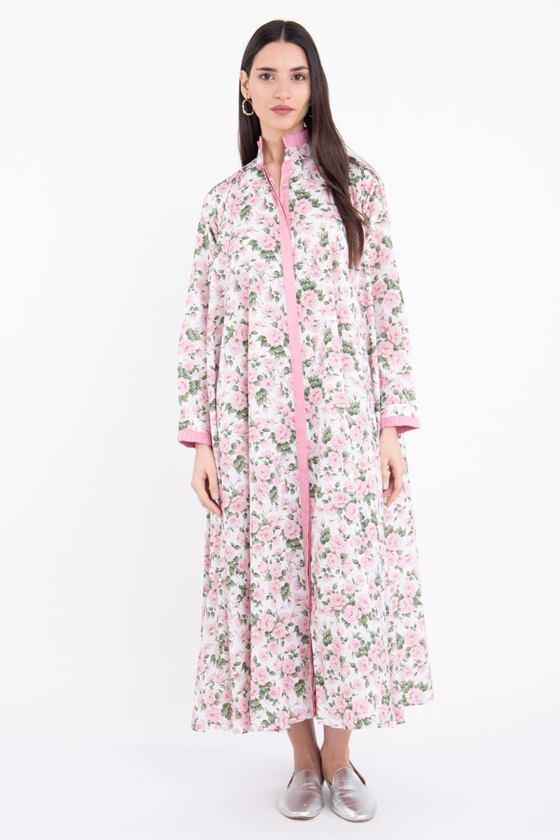 Marwa Liberty Cotton Printed Pink Dress