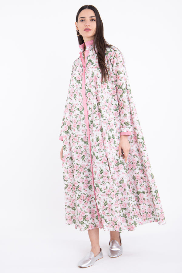 Marwa Liberty Cotton Printed Pink Dress