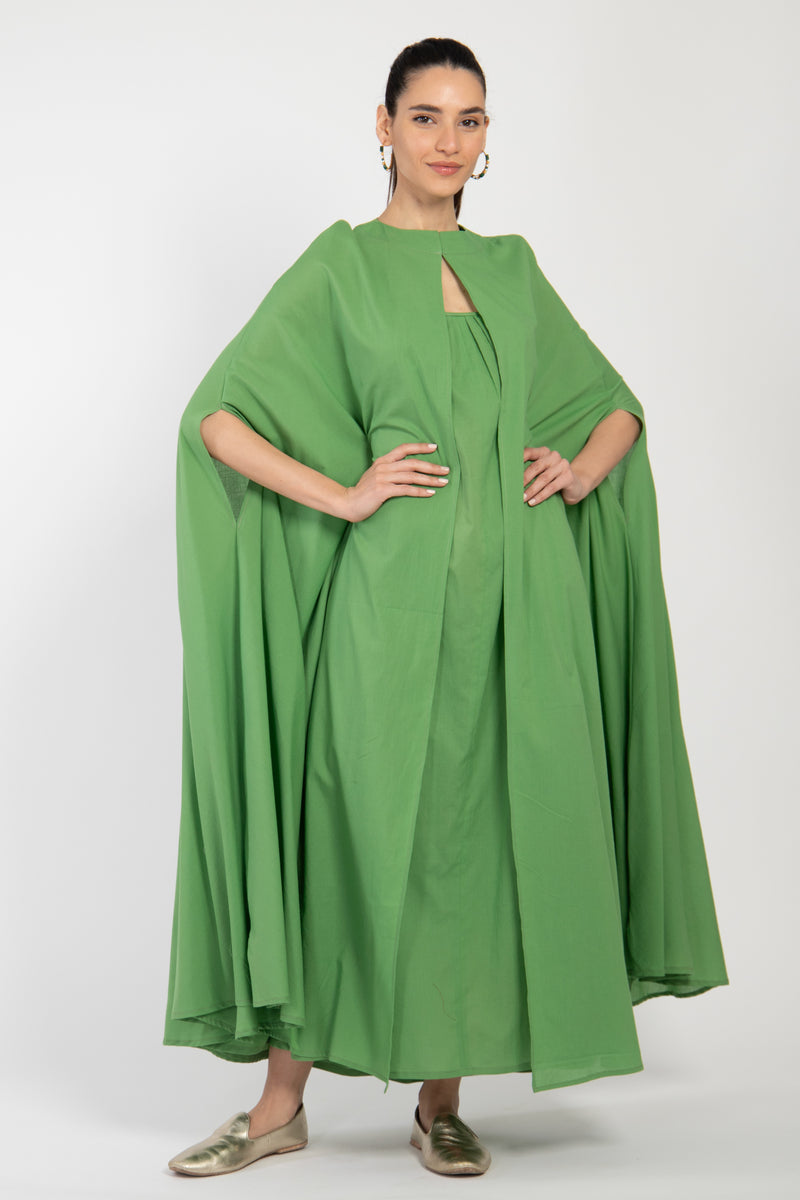 Sabah Fine Cotton Green Set