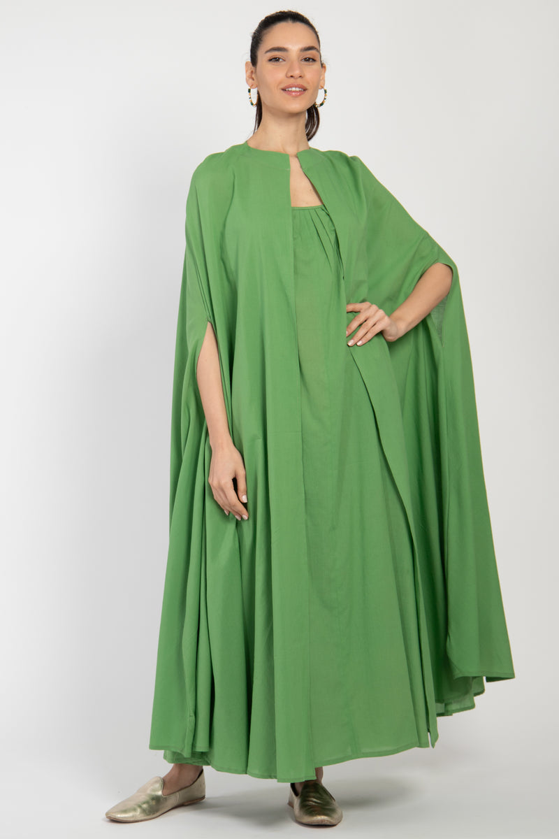 Sabah Fine Cotton Green Set