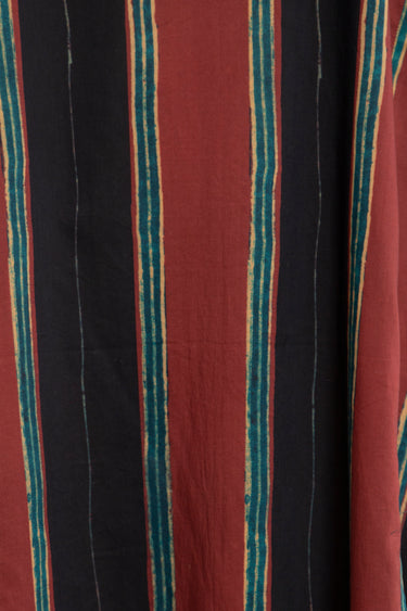 Franki Cotton Lawn Brick & Black Jellaba