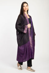 Khalida Silk Purple Abaya