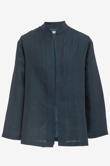 Khaled Linen Deep Teal