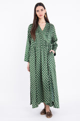 Wadad Cotton Green Dress
