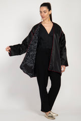 Daraa Cotton Satin Kimono Jacket