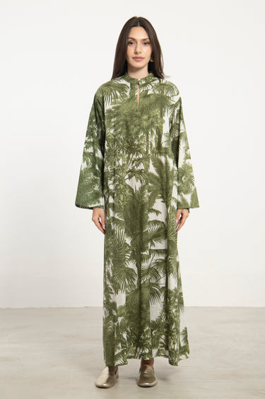 Habiba Cotton Botanical Jellaba