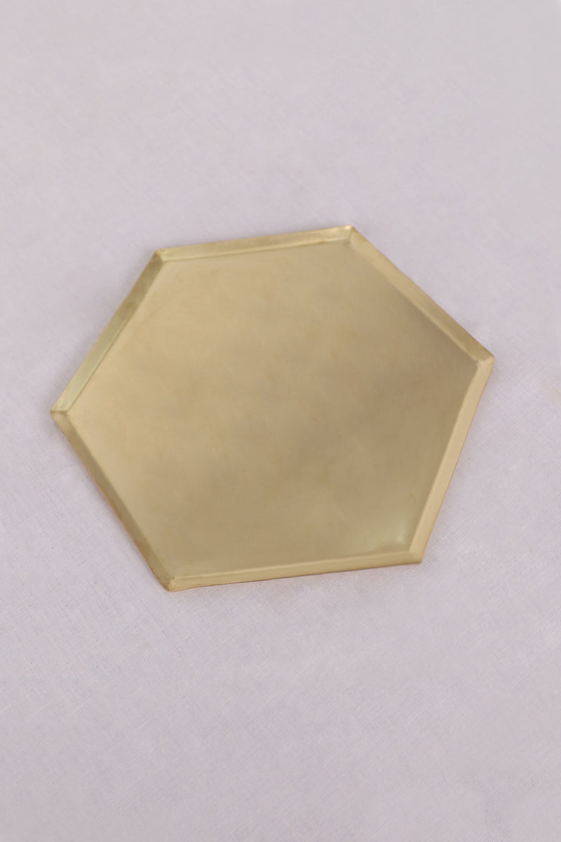 Hive Brass Serving Tray