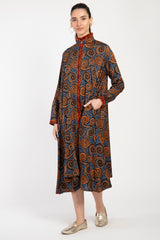 Marwa Cotton Tribal Print Dress