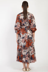 Cardinal Cotton Midi Dress