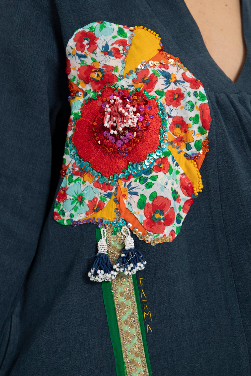 One-Of-A-Kind Jamila Floral Dress