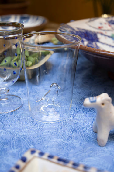 Bird Glass Cup