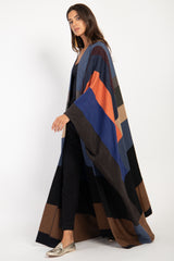 Loro Piana Cashmere & Wool Patchwork Abaya