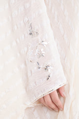 Farah Cotton Tareq White Dress