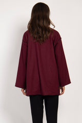 Darraa Wool Burgundy Jacket