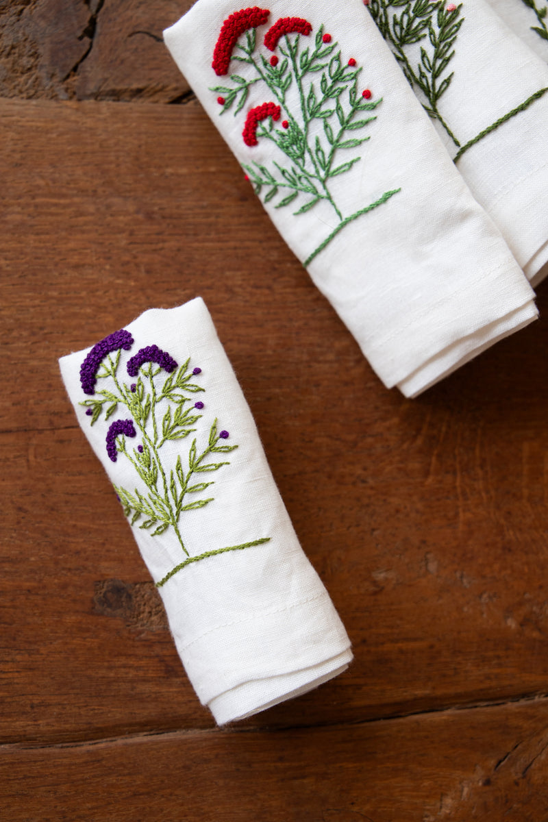 Cloth Dinner Embroidered Napkin