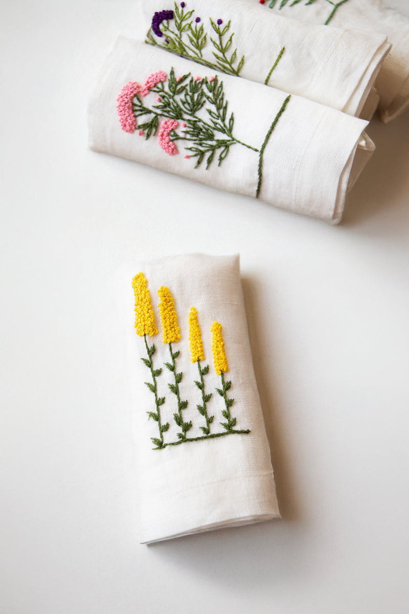 Cloth Dinner Embroidered Napkin