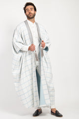 Loro Piana Wool Light Blue Abaya