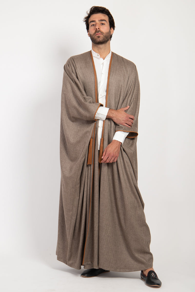 Loro Piana Cashmere Sepia Abaya