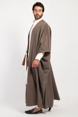 Loro Piana Wool Light Brown Abaya