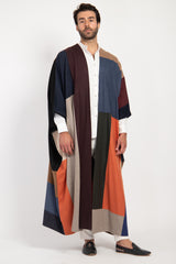 Loro Piana Wool & Cashmere Patchwork Abaya