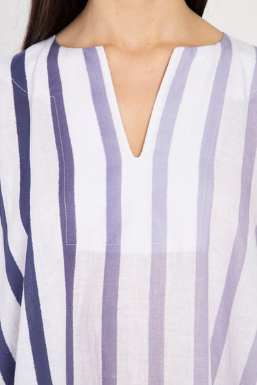 Malak Linen Blue Jellaba