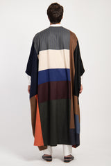 Loro Piana Wool & Cashmere Patchwork Abaya