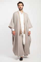 Loro Piana Alpaca Wool Beige Abaya