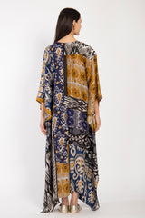 Tamouz Silk Ikat Kaftan