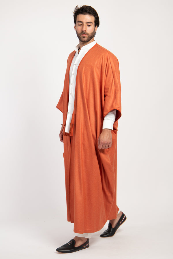 Loro Piana Wool & Cashmere Tangerine Abaya