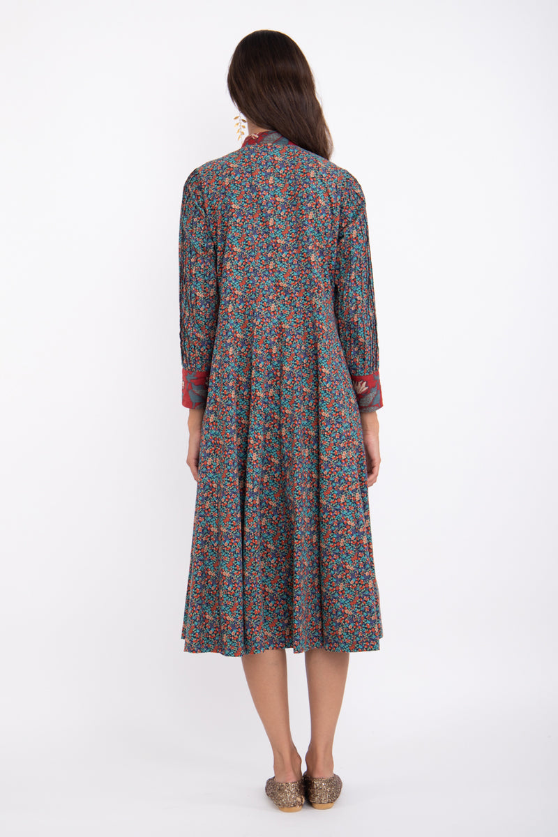 Wouroud Cotton Corduroy Printed Dress