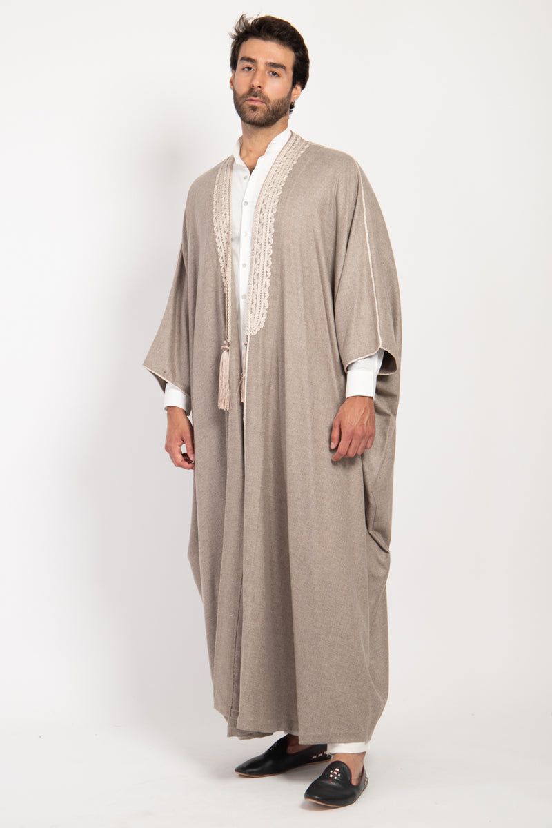 Loro Piana Cashmere Sand Abaya