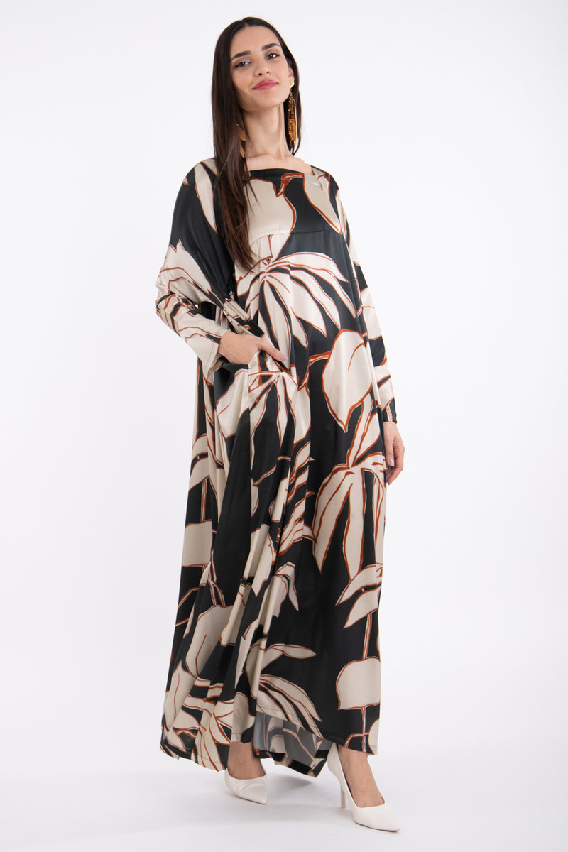 Ayyam Silk Printed Dress