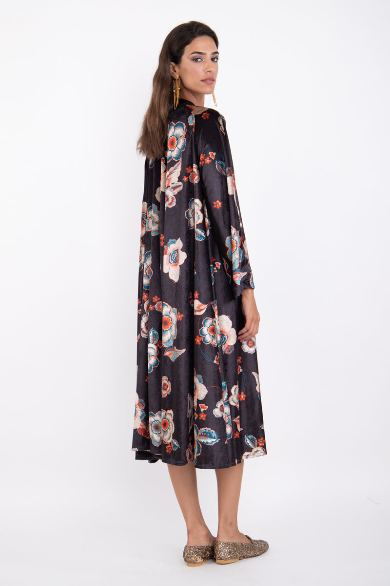Remy Velvet Floral Dress