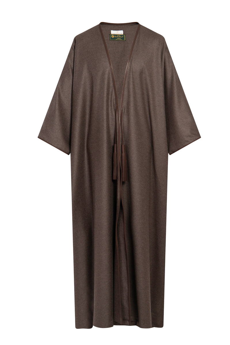 Wool & Cashmere Brown Abaya