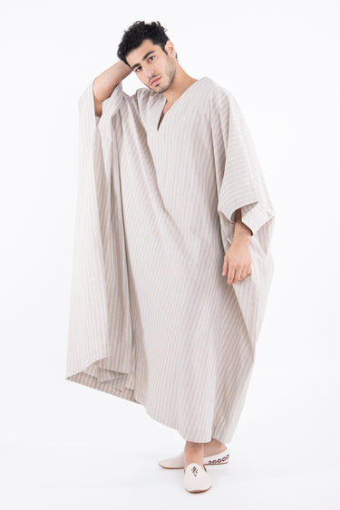 Fahed Cotton Beige Jellaba