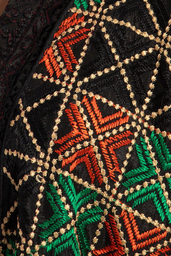 Fida Cotton Silk Embroidered Jacket