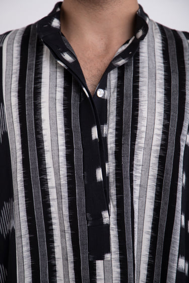 Frankie Ikat Cotton Patchwork Jellaba