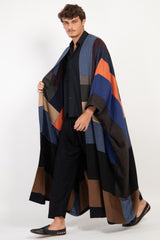 Loro Piana Cashmere & Wool Patchwork Abaya