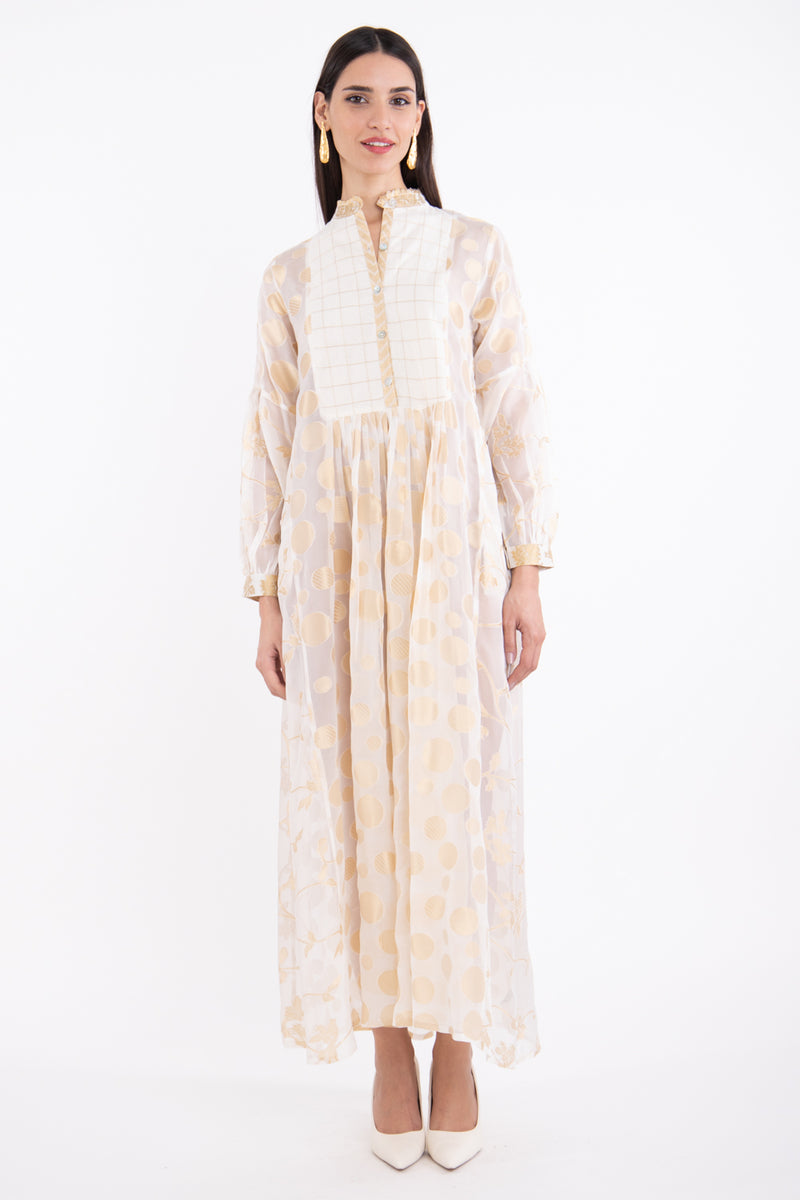 Katia Cotton Silk Circles Dress