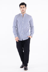 Philippe Cotton Striped Navy Shirt
