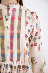 Katia Cotton Silk Multicolored Printed Dress