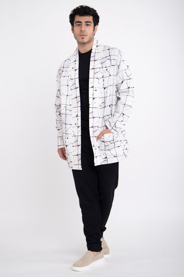 Khaled Cotton Marbled Jacket