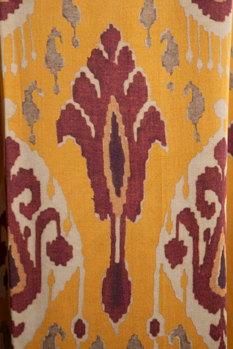Ayyam Silk Ikat Dress