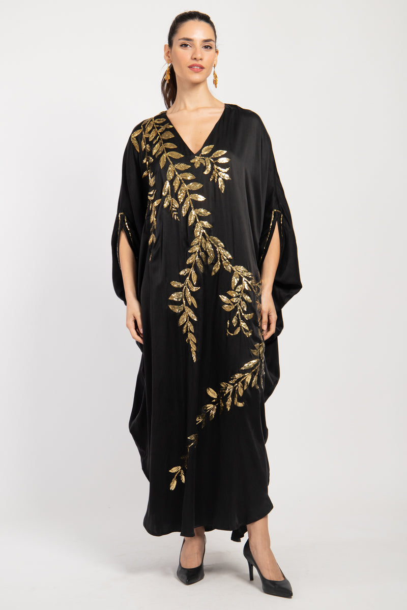 Darine Silk Black Tareq Gown